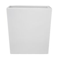 The GardenLite Terrace Planter White S (60x22x72cm) is a plain, rectangular planter with smooth edges and a matt finish, shown against a white background.