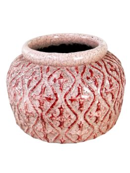 Tang Ginger Pots Rose decorative feature pots for plants rose pink