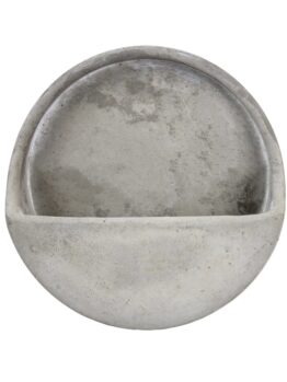 dart wall pot cement grey hook on wall for decorative feature add plant to it