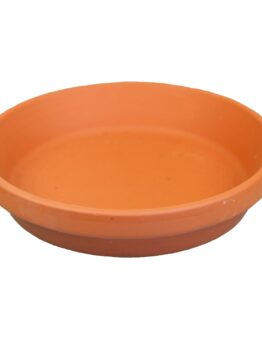 Eurocotta Saucer Traditional Plant pot plate saucer orange terracotta clay