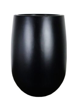 feature pot for plants black