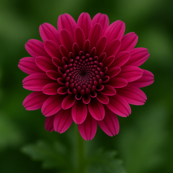 The Chrysanthemum ‘Milkshake Cherry’ 15cm Pot features a vibrant deep magenta bloom, beautifully set against lush greenery—ideal for adding a cheerful touch to any space.