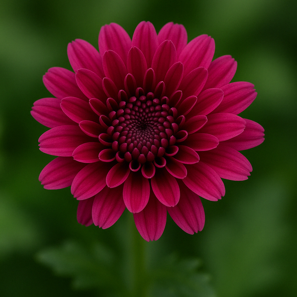 The Chrysanthemum ‘Milkshake Cherry’ 15cm Pot features a vibrant deep magenta bloom, beautifully set against lush greenery—ideal for adding a cheerful touch to any space.