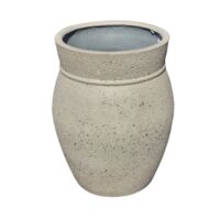 UrbanStyle Leros Urn White Wash 55x68cm