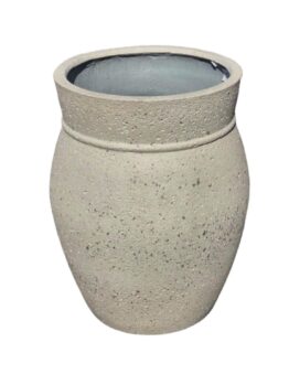 UrbanStyle Leros Urn White Wash 55x68cm