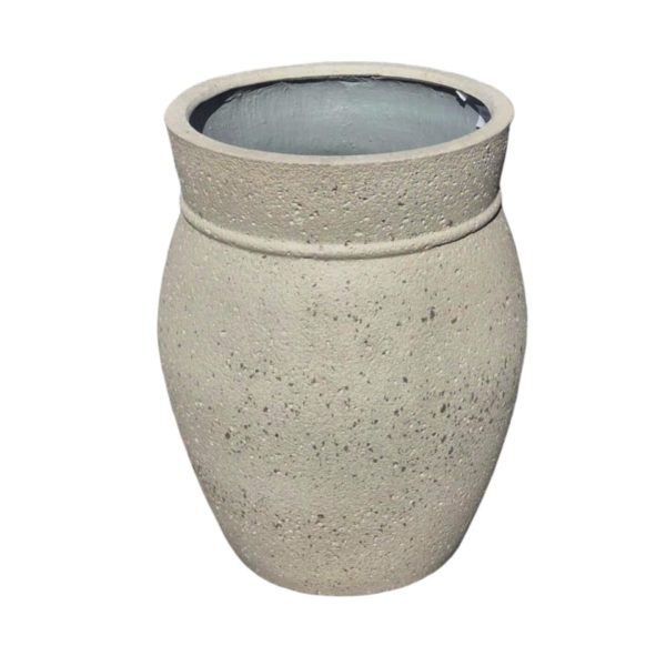 UrbanStyle Leros Urn White Wash 55x68cm