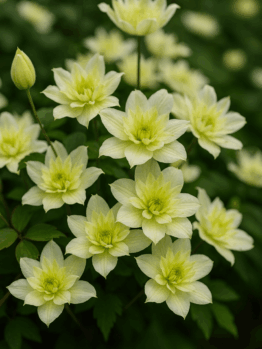 Clematis 'Green Eyes' 6" Pot