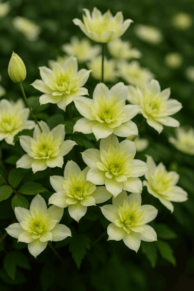 Clematis 'Green Eyes'