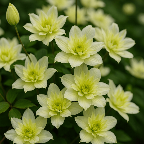 Clematis 'Green Eyes' 8" Pot