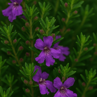Westringia 'Deep Purple' 6" Pot