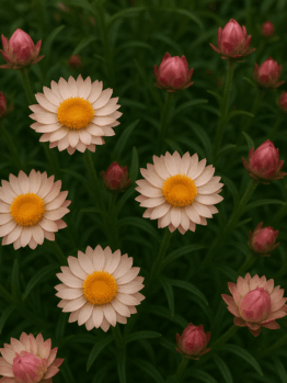 Bracteantha 'Daisy Fields Blush' Paper Daisy 6" Pot