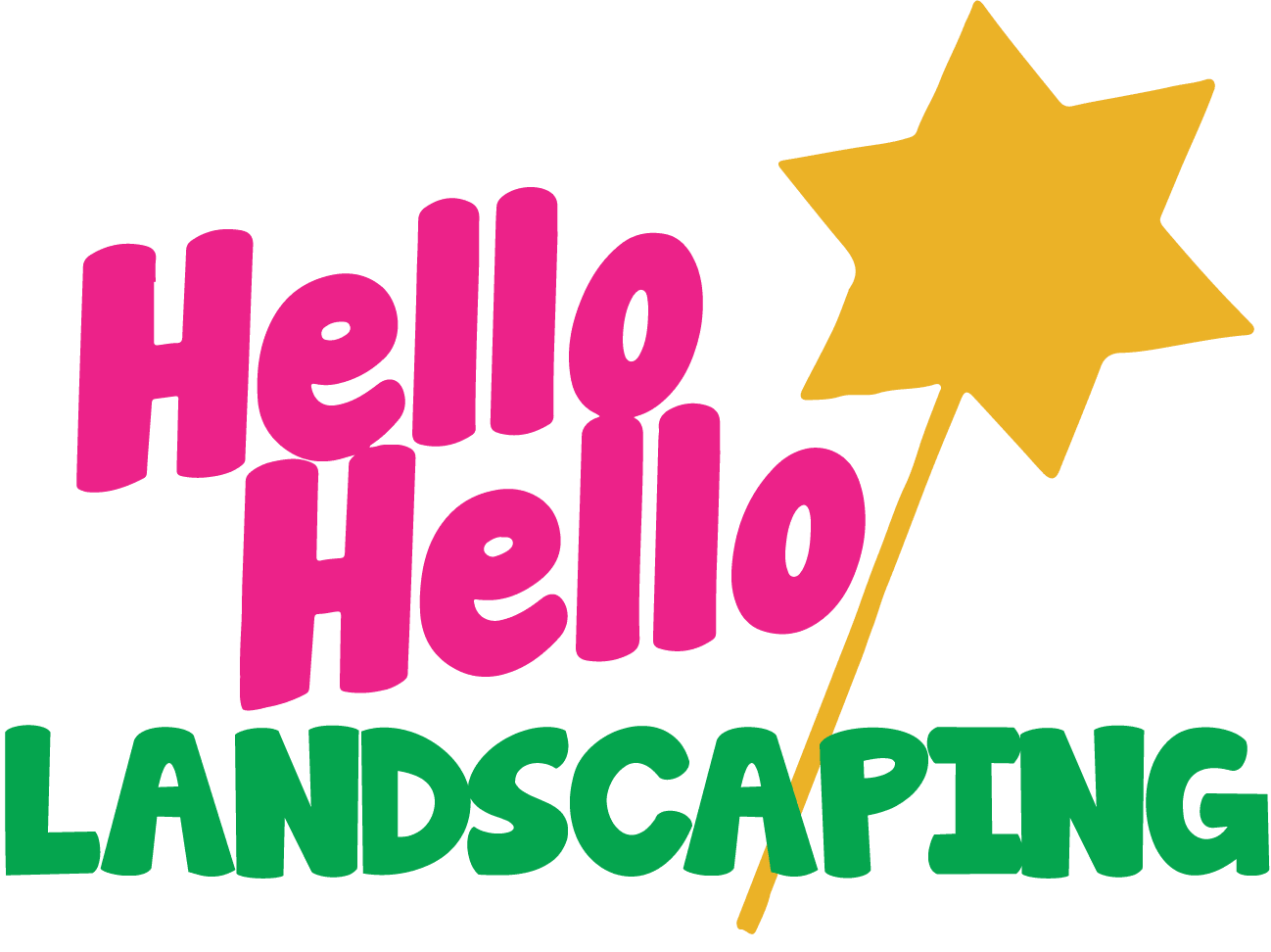 Hello Hello Landscaping Logo