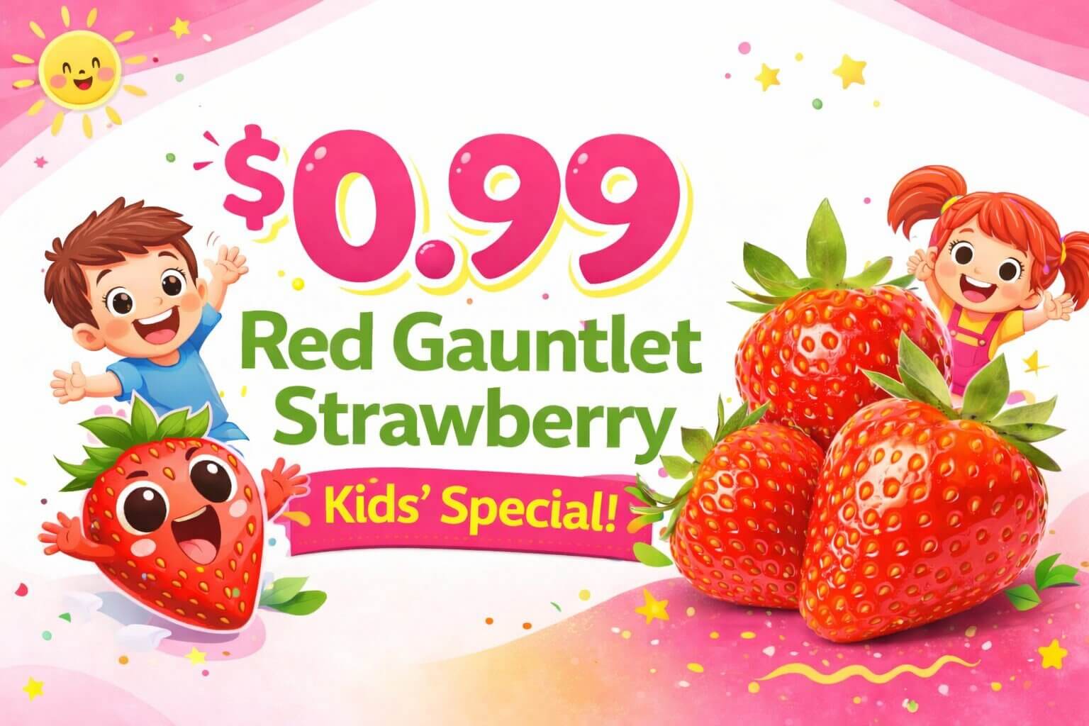 Kids Strawberry Offer